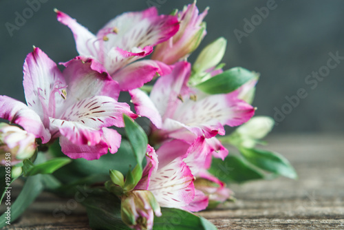 a beautiful bouquet of flowers Alstroemeria