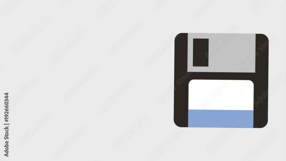 diskette or floppy disk icons animation design diskette or floppy disk icons animation design