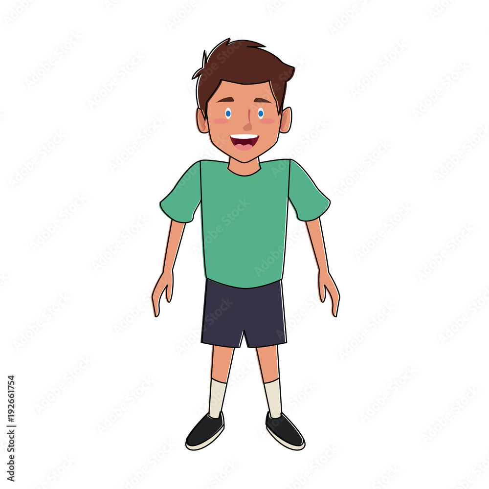 Cute boy cartoon icon vector illustration graphic design Cute boy cartoon icon vector illustration graphic design