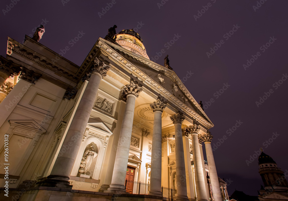 Fototapeta premium gendarmenmarkt berlin germany at night