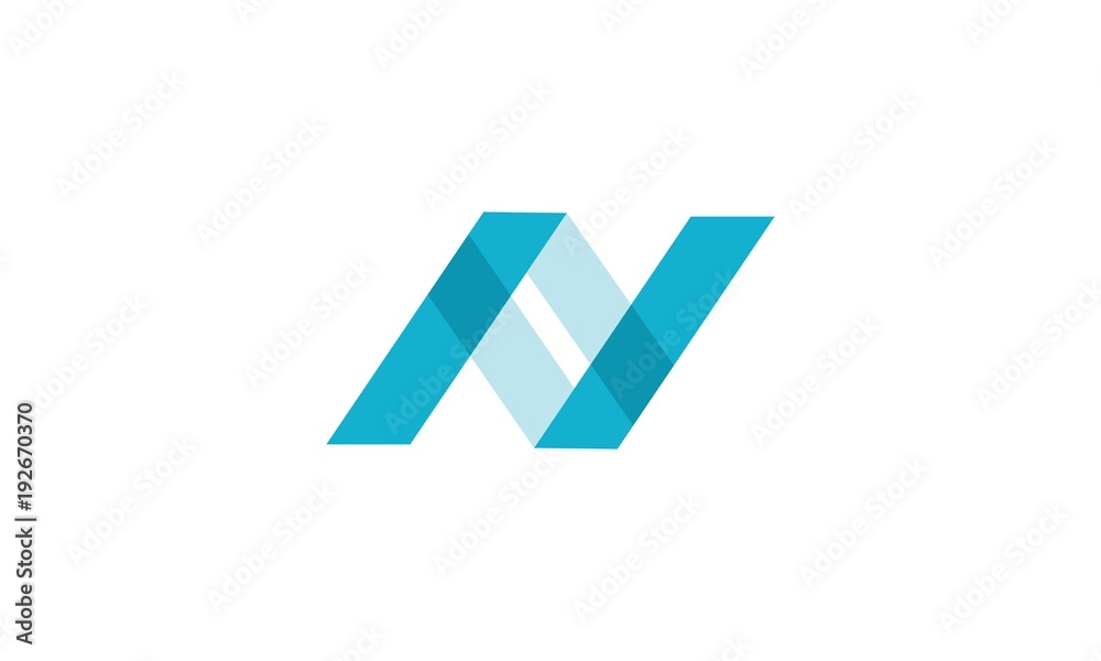 Letter n block monogram geometric logo, Initial Letter N Block Template Design Letter n block monogram geometric logo, Initial Letter N Block Template Design