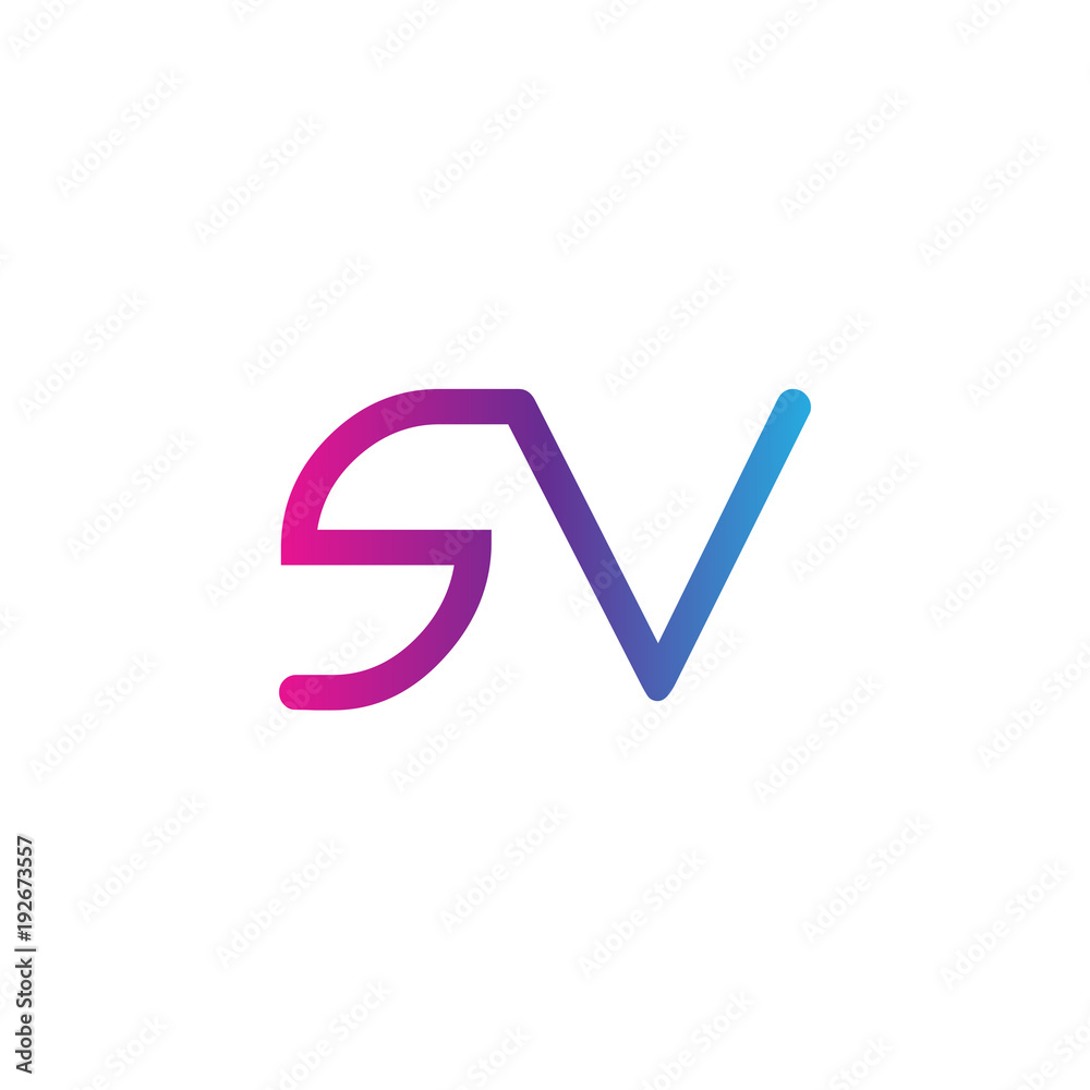 initial letter rounded logo modern, colorful gradient initial letter rounded logo modern, colorful gradient
