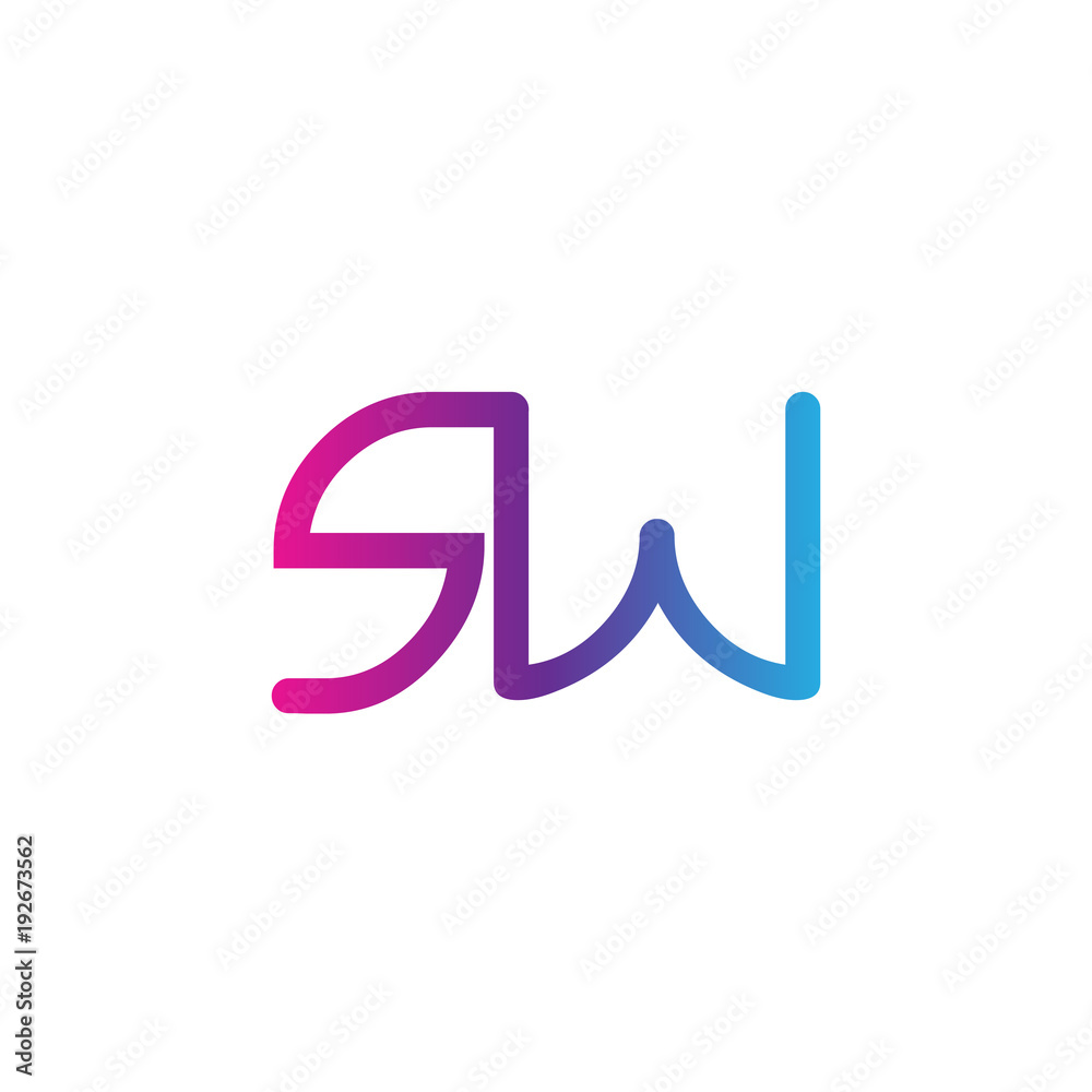 initial letter rounded logo modern, colorful gradient initial letter rounded logo modern, colorful gradient