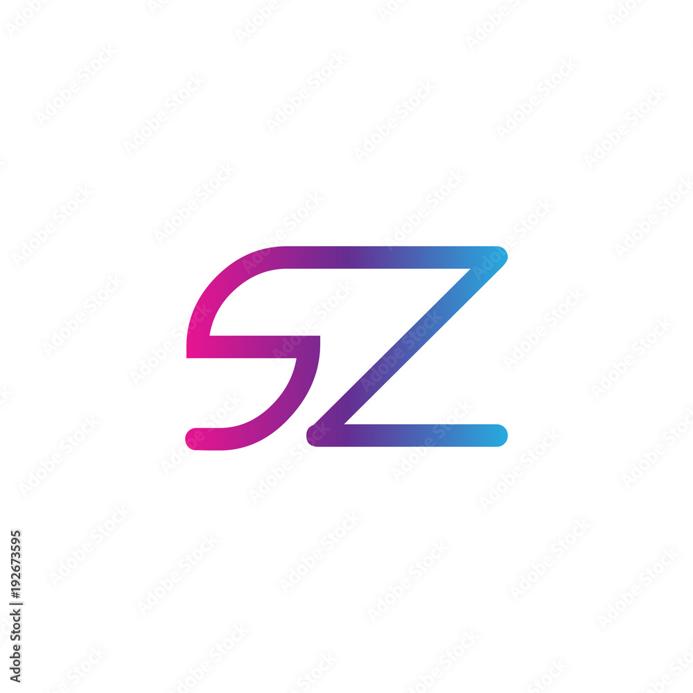 initial letter rounded logo modern, colorful gradient initial letter rounded logo modern, colorful gradient