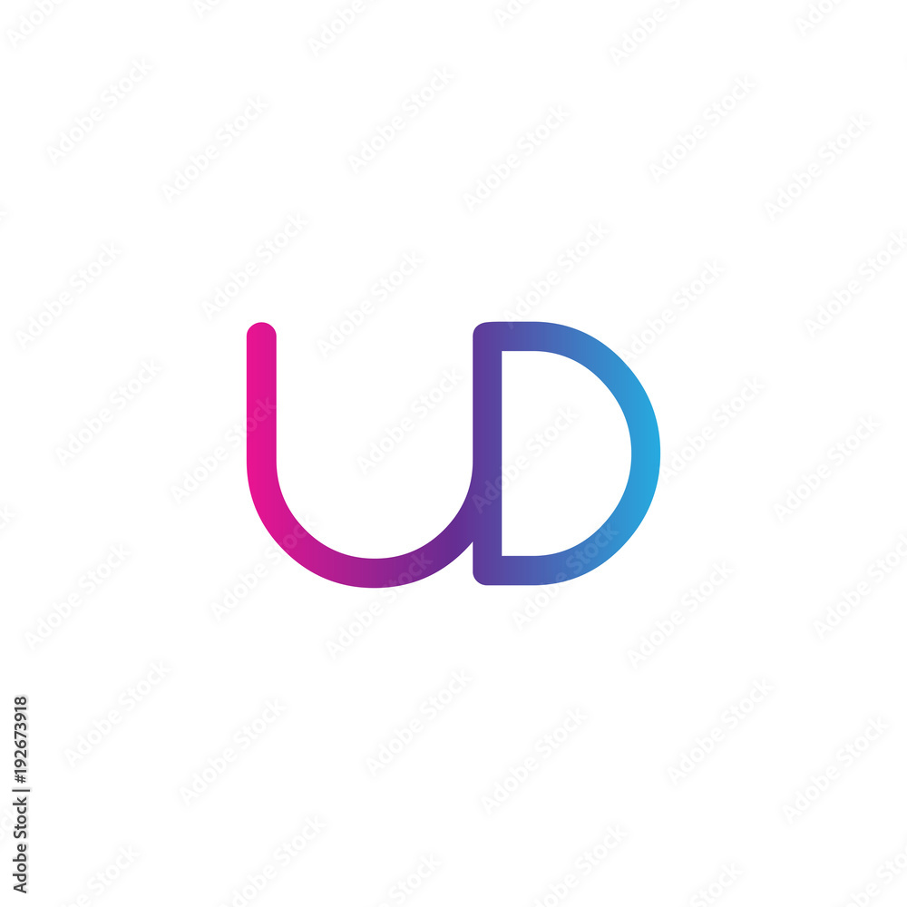 initial letter rounded logo modern, colorful gradient initial letter rounded logo modern, colorful gradient