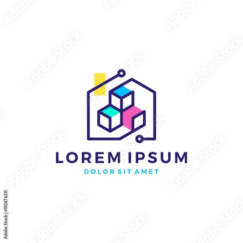 crypto house home blockchain cryptocurrency bitcoin ethereum logo