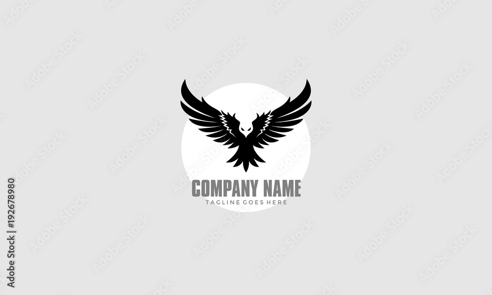 Obraz premium Bird Fly Logo - Eagle Wing Vector