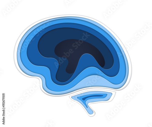 The Concept is Good idea or brainstorm,paper art, vector design element ilustration