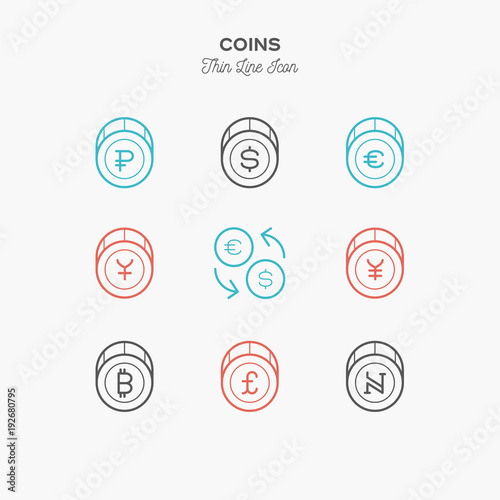 Simple Set of Finance Related Vector Line Icons. Contains such Icons as Taxes, Money Management, Handshake and more.