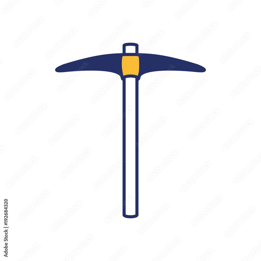 mine pick isolated icon vector illustration design mine pick isolated icon vector illustration design