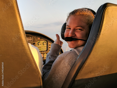 Student pilot photo
