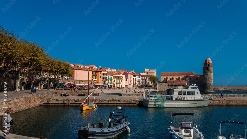 Obraz premium Collioure, côte vermeille, France.