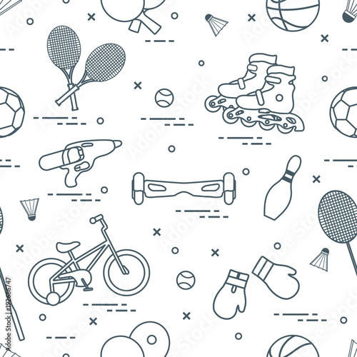 Equipment for sports activities for children.