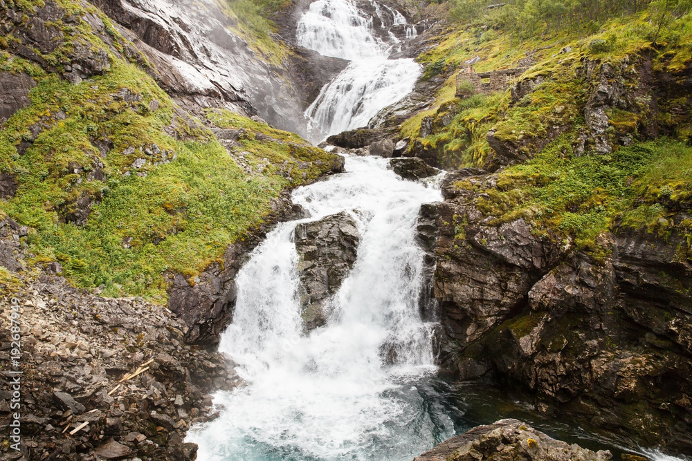 Obraz premium Waterfall in Norway