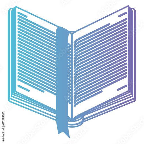 text book open isolated icon vector illustration design
