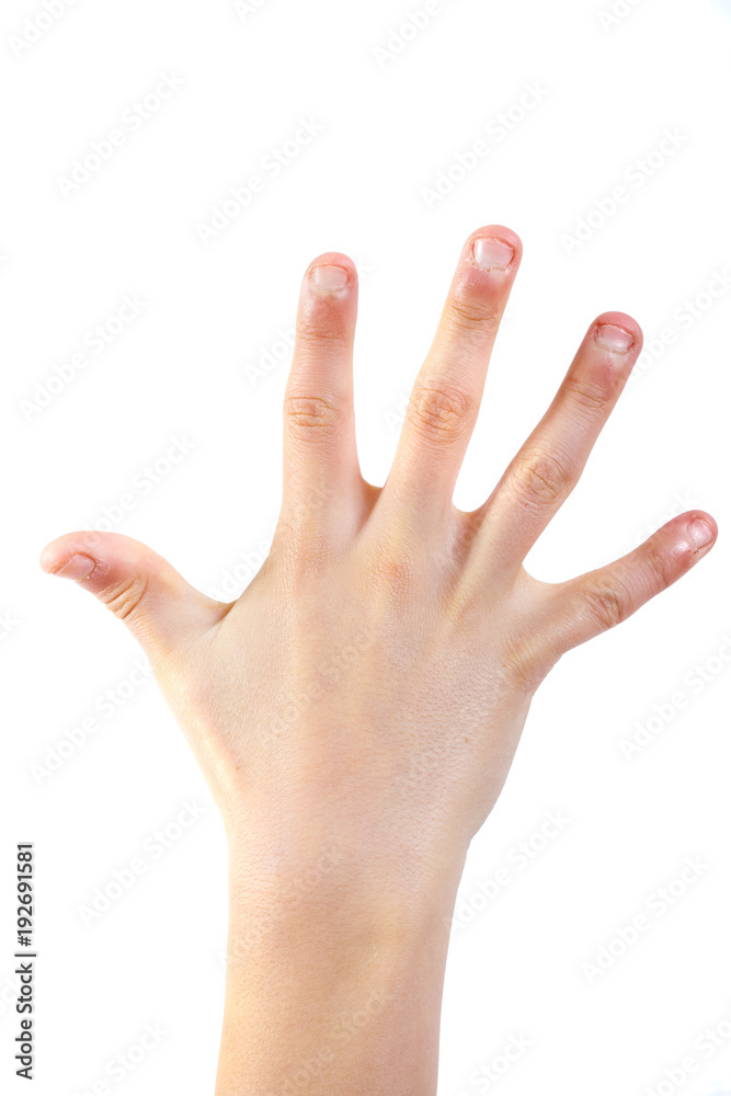 Young caucasian teenage boy close up of hands Young caucasian teenage boy close up of hands