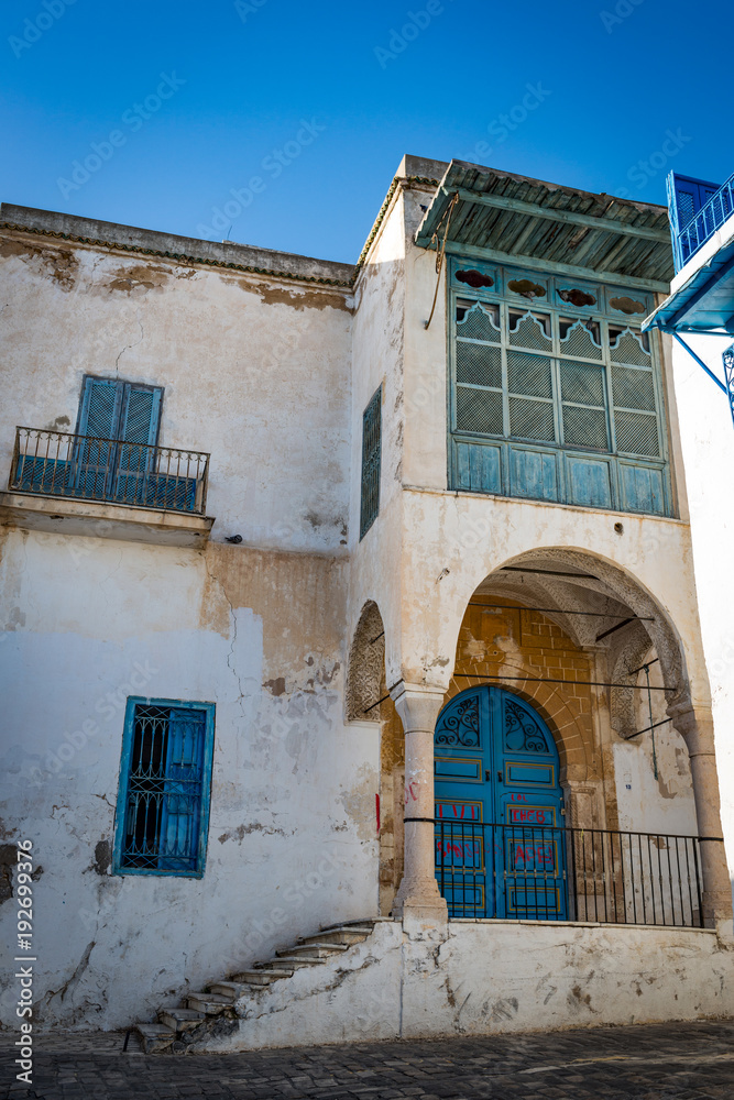 The village of Sidi Bou Saïd in Tunisia