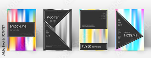 Flyer layout. Black delightful template for Brochure, Annual Report, Magazine, Poster, Corporate Presentation, Portfolio, Flyer. Admirable lines cover page.