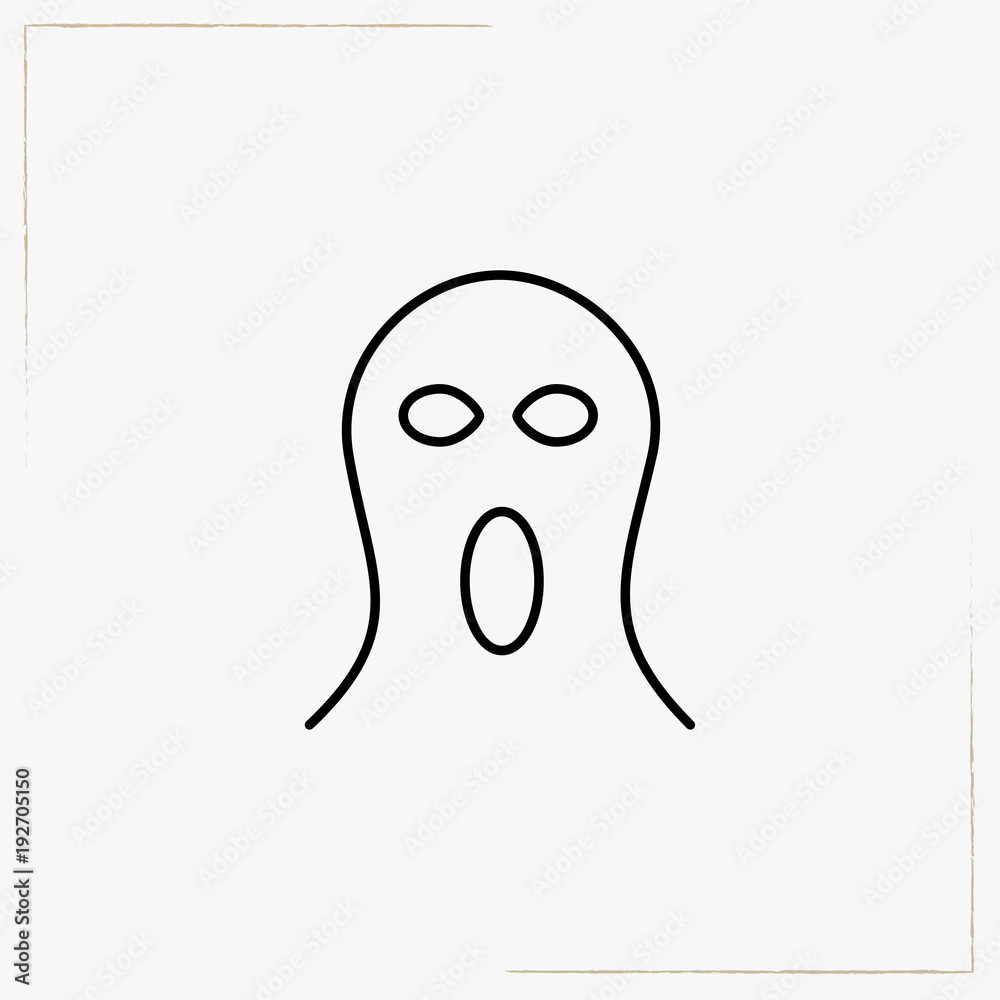 ghost line icon ghost line icon