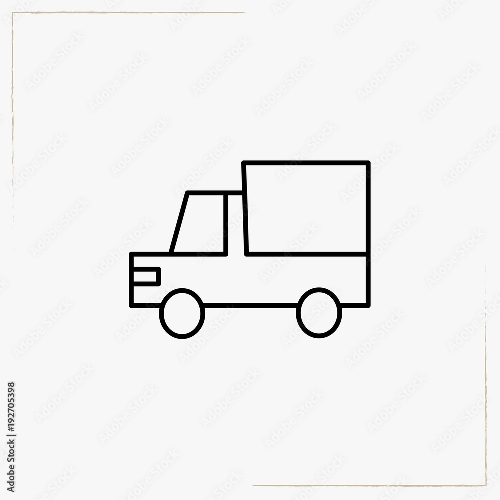 truck line icon