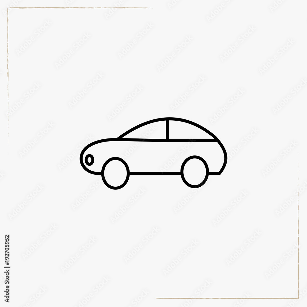 car line icon car line icon