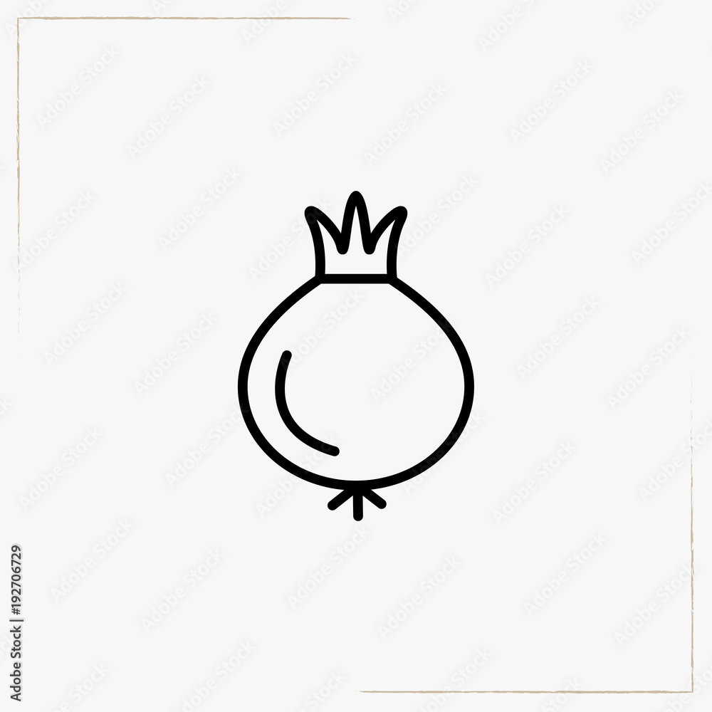 beetroot line icon beetroot line icon