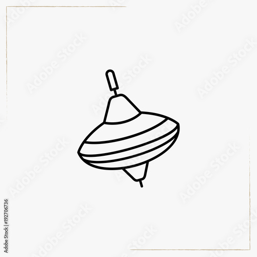 whirligig line icon
