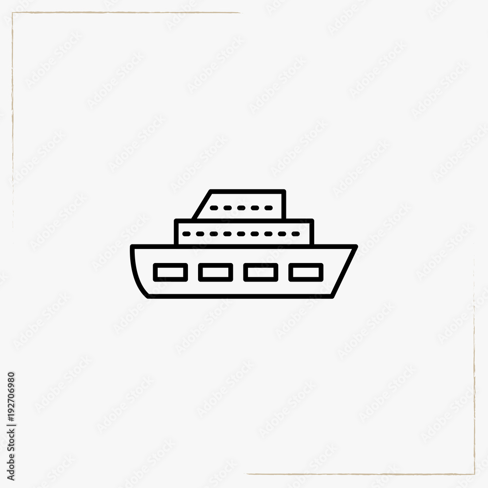 ship line icon