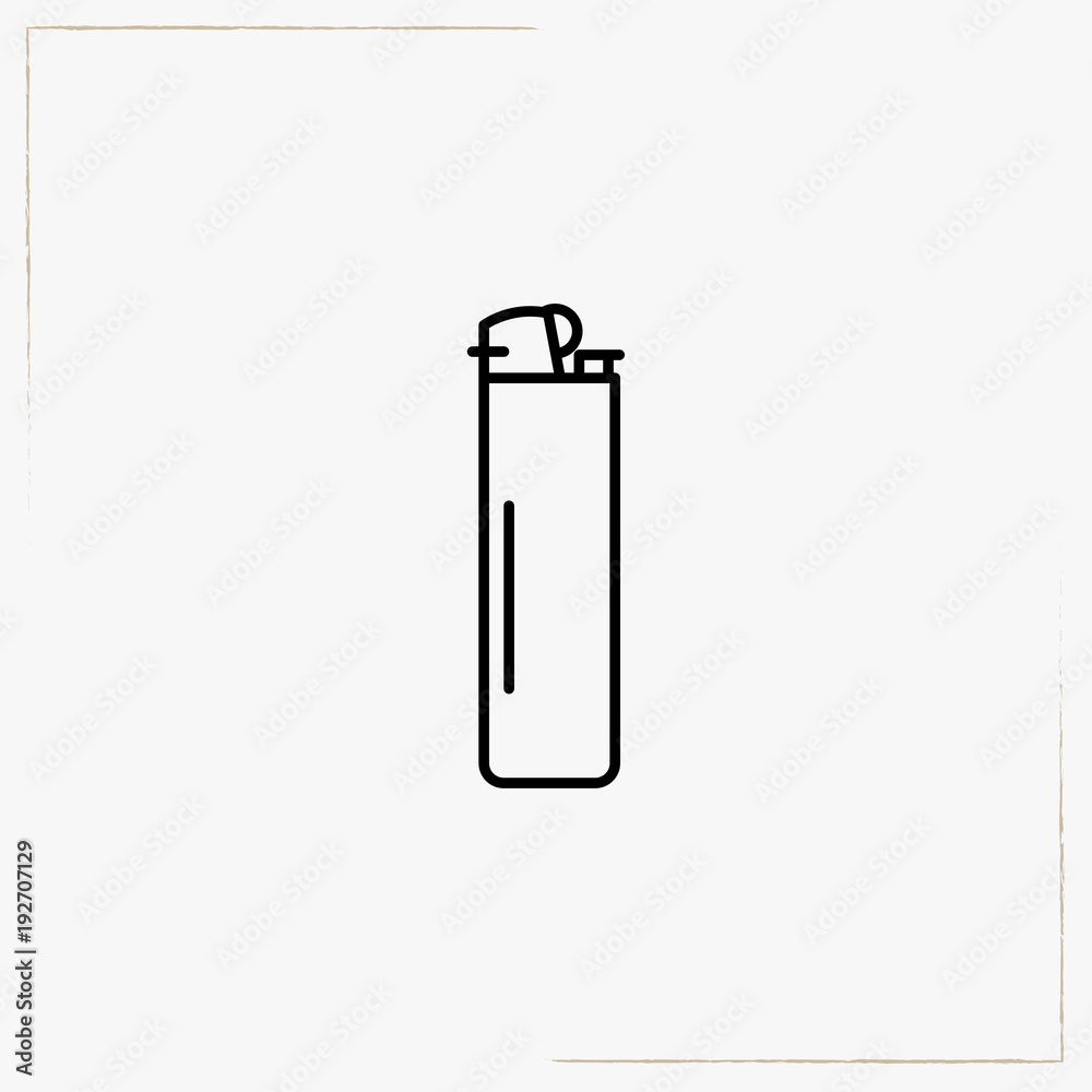 lighter line icon