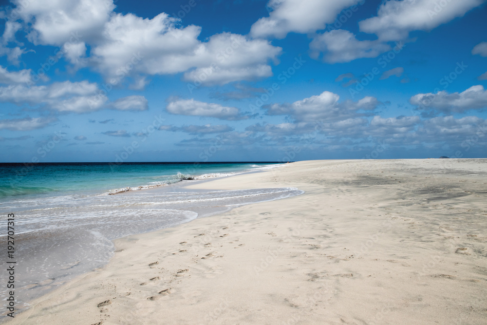 Fototapeta premium Strandlandschaft Cap Verde, Insel Sal