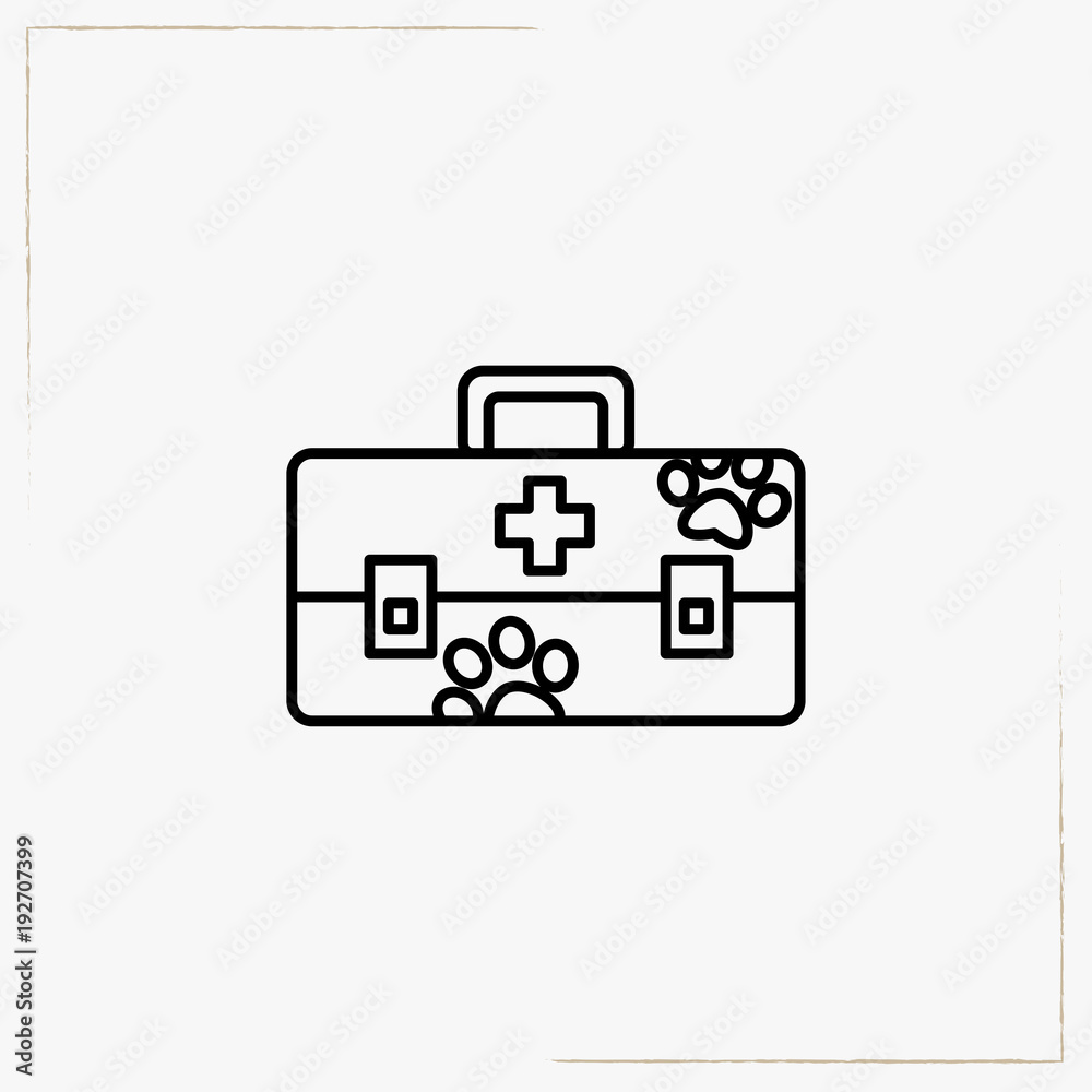 first-aid kit line icon first-aid kit line icon