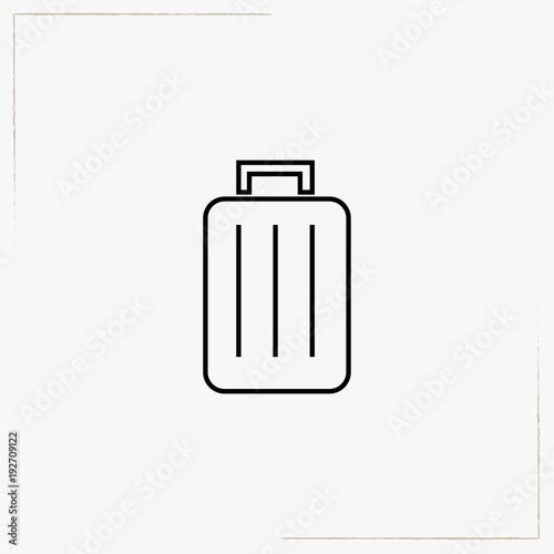 baggage line icon