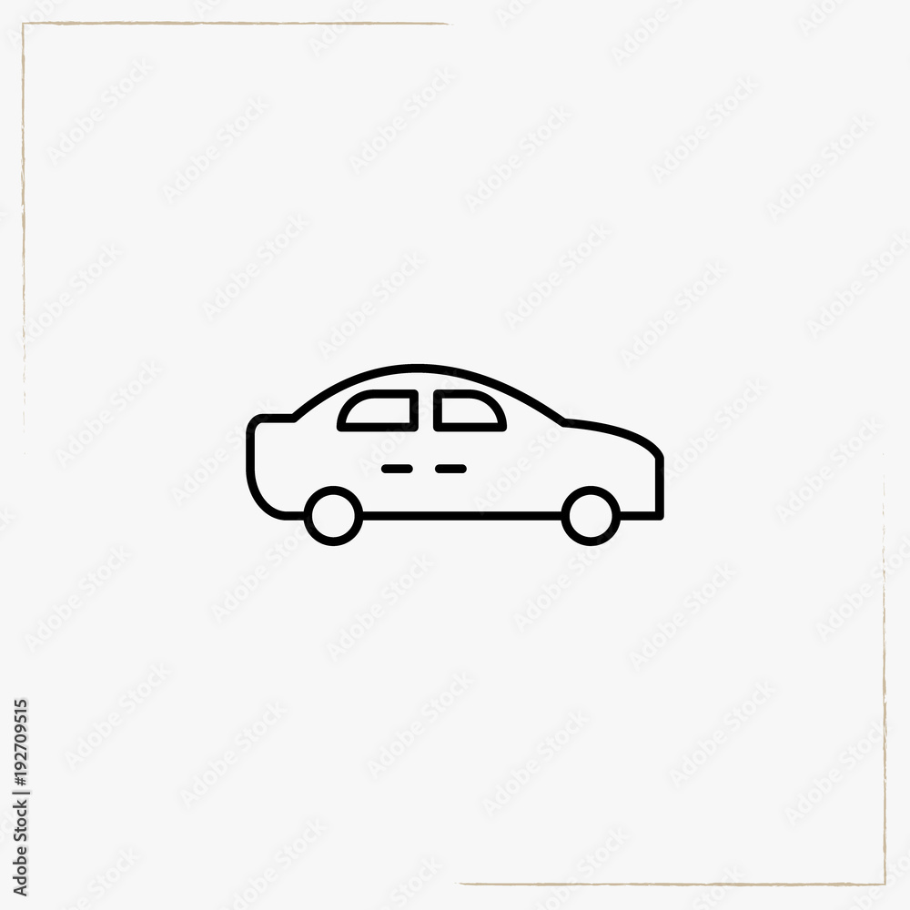 car line icon car line icon