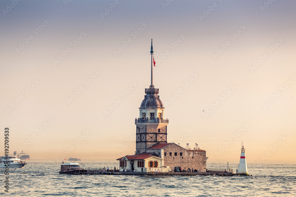 The Maiden Tower in Istanbul, Turkey