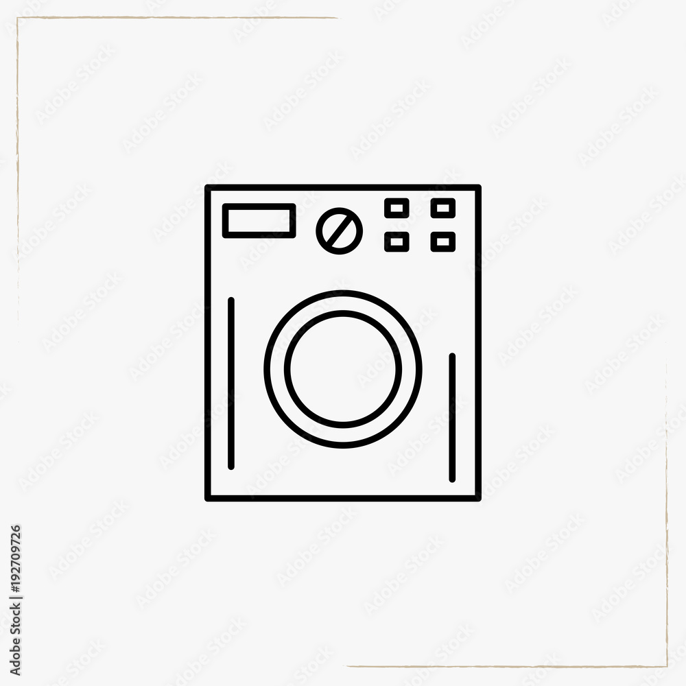 intercom line icon intercom line icon