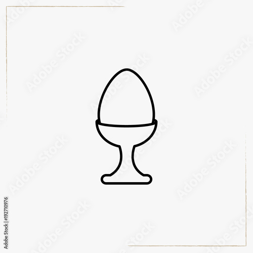 egg line icon