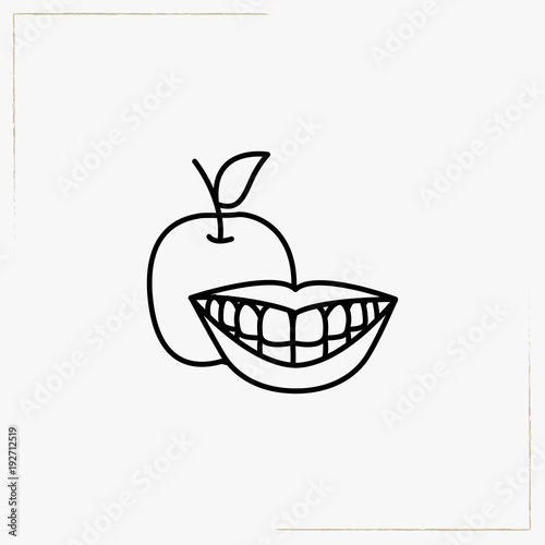 smile line icon