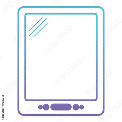 tablet device isolated icon vector illustration design