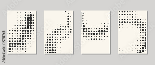 abstract grunge halftone dot texture