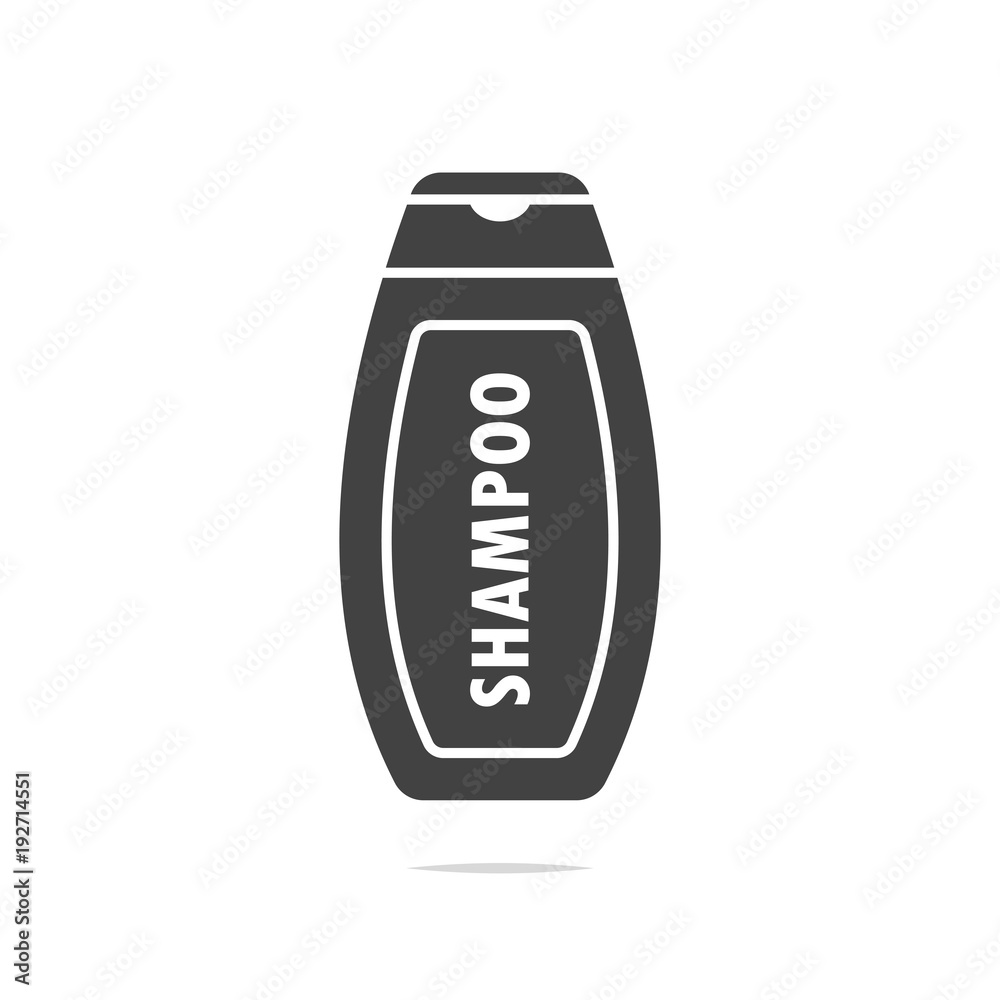 Shampoo bottle icon vector isolated Shampoo bottle icon vector isolated