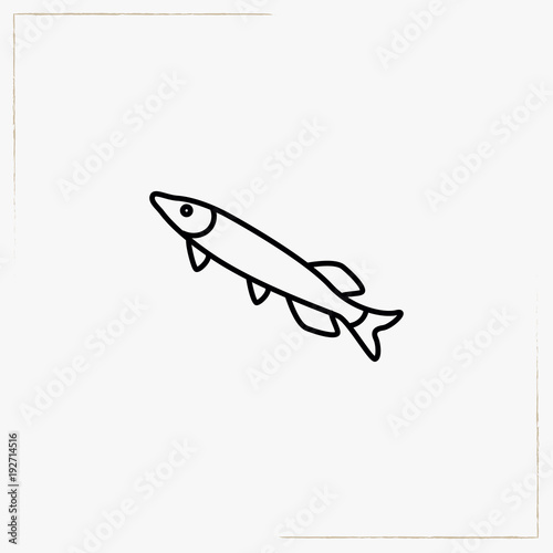fish line icon