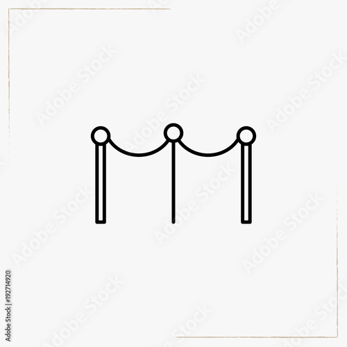 boundary line icon