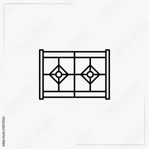fences line icon