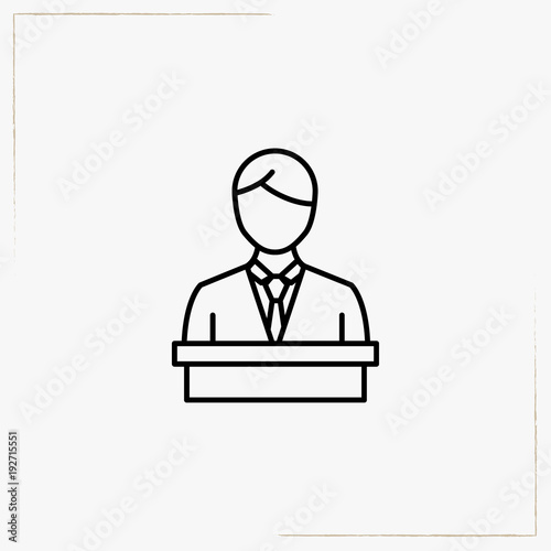 witness line icon