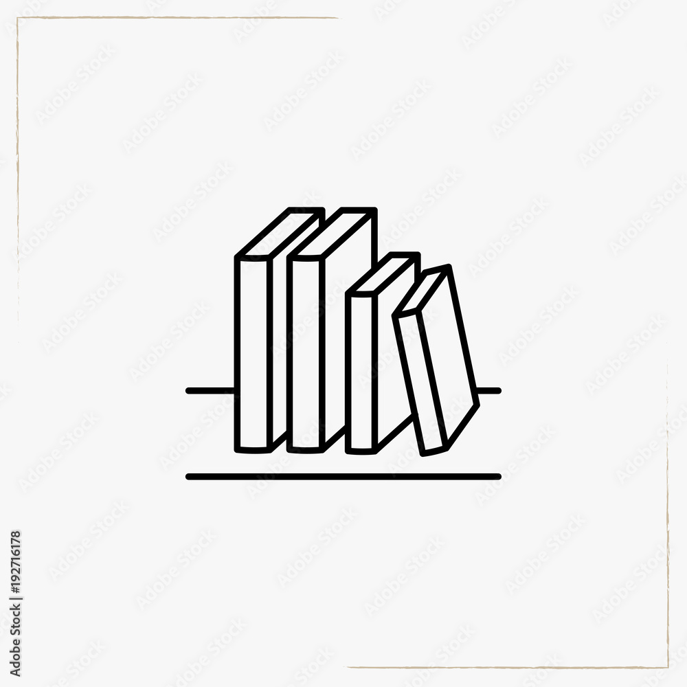 books line icon
