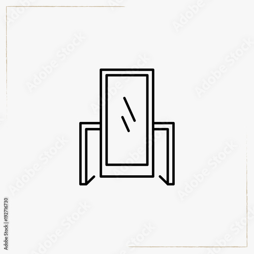 mirror line icon