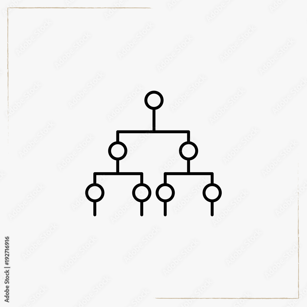 management line icon management line icon