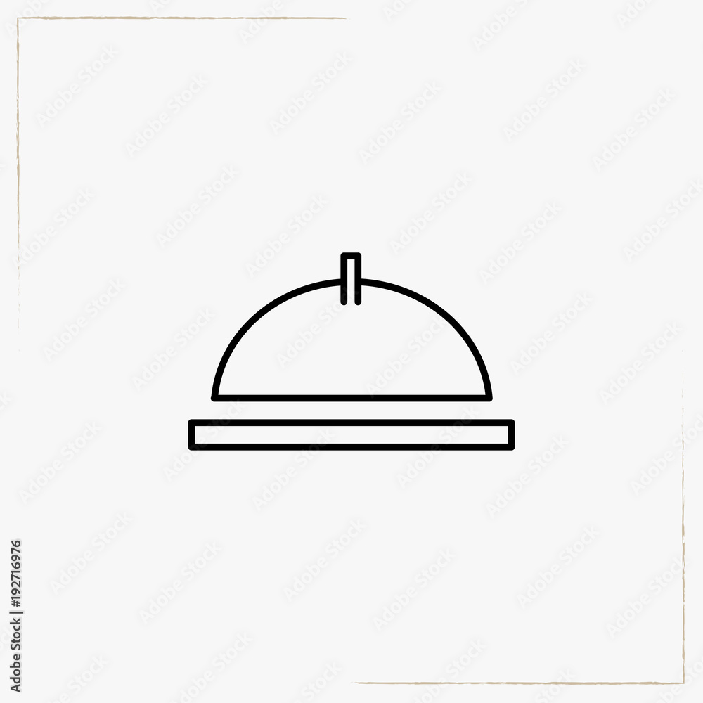 tray with lid line icon tray with lid line icon