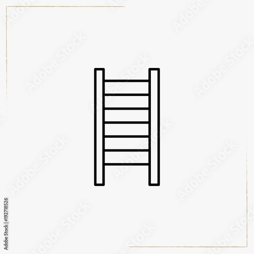 swedish ladder line icon