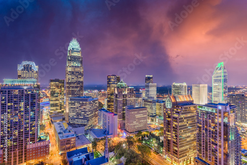Charlotte  North Carolina Skyline